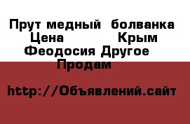 Прут медный ,болванка › Цена ­ 2 500 - Крым, Феодосия Другое » Продам   